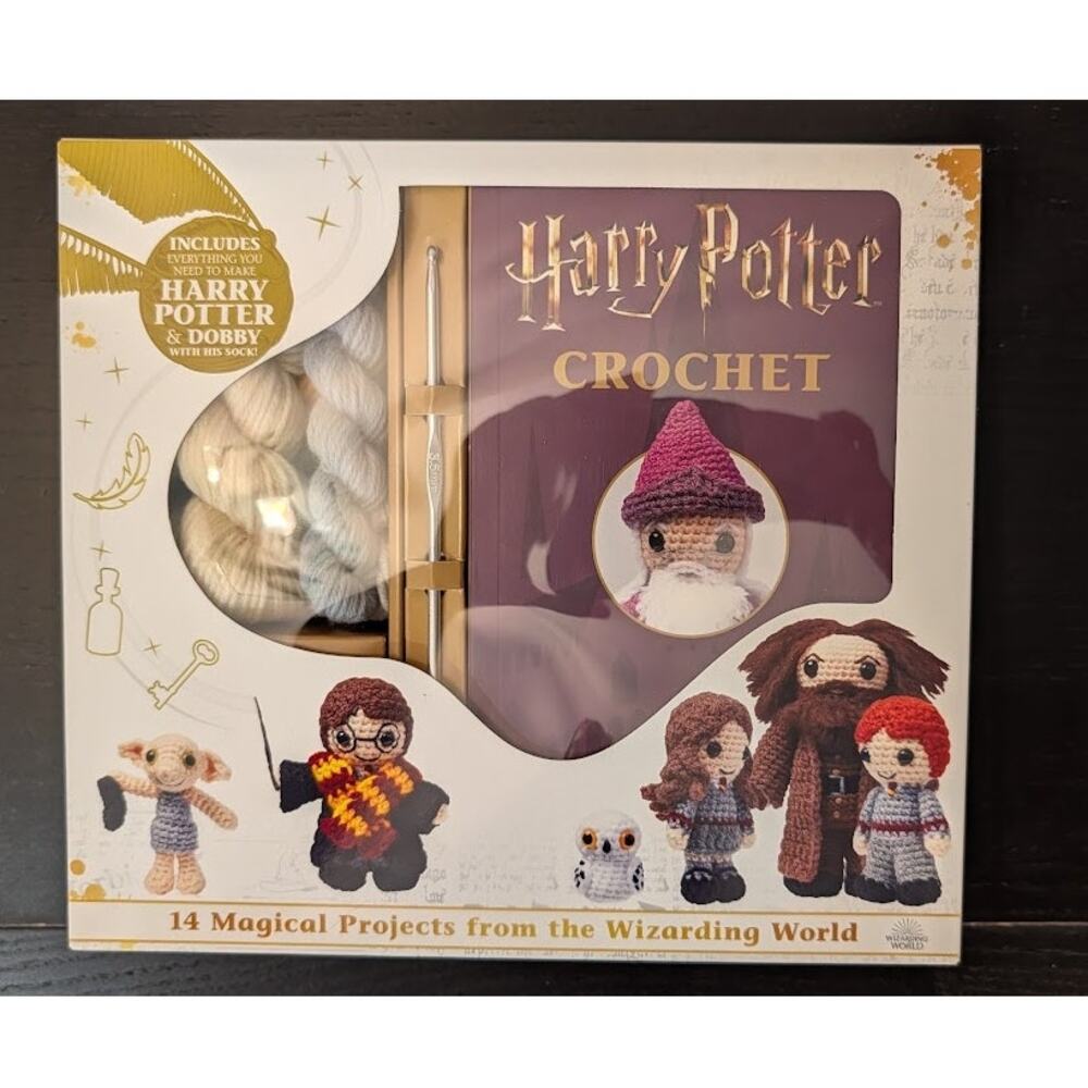 Harry Potter Crochet Kit 14 Magical Projects Harry Dobby New Sealed